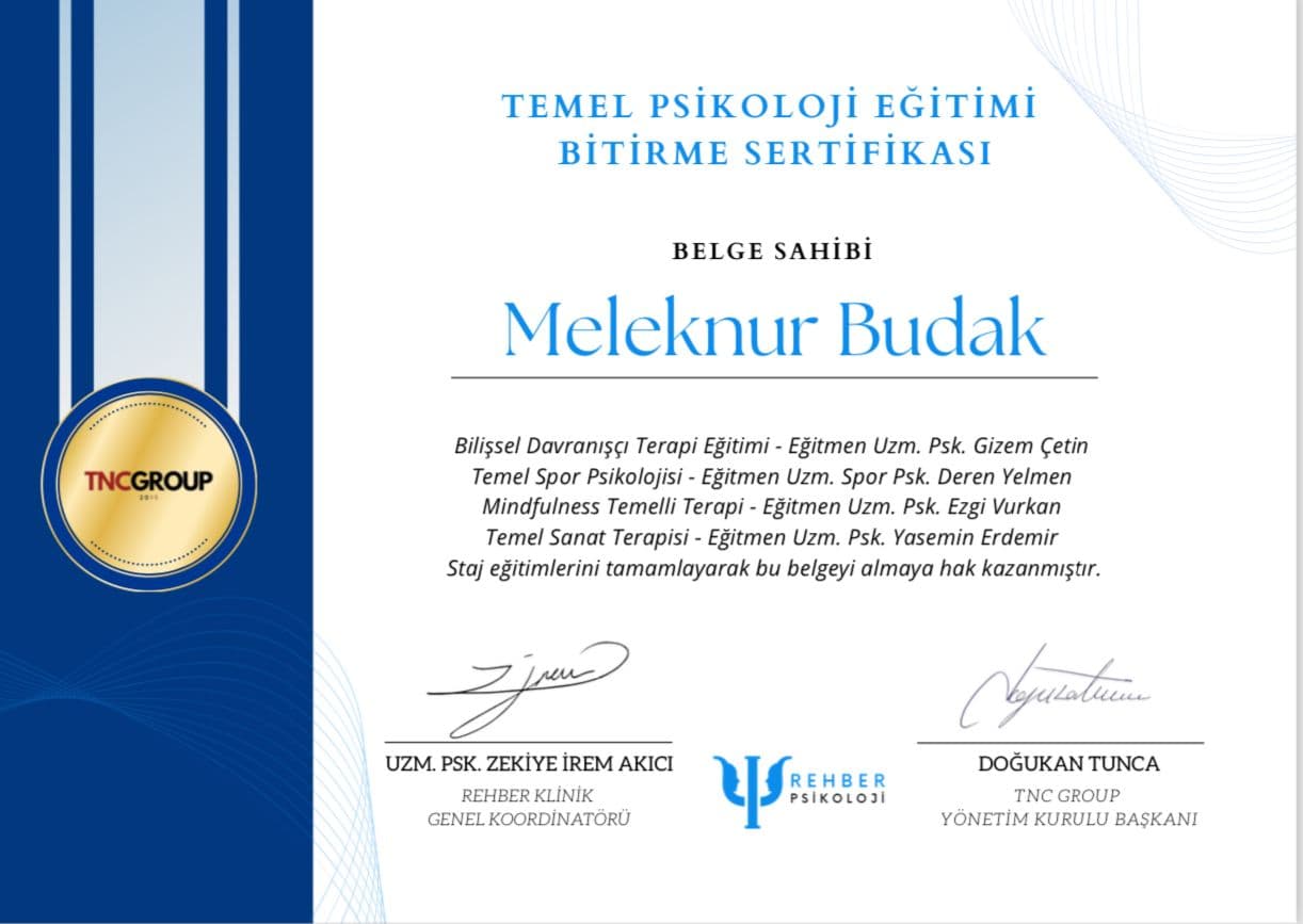 Bitirme Sertifikası